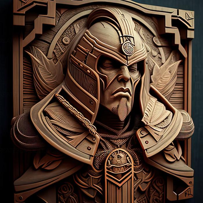 نموذج ثلاثي الأبعاد لآلة CNC ألعاب لعبة st Warhammer 40000 المحقق الشهيد